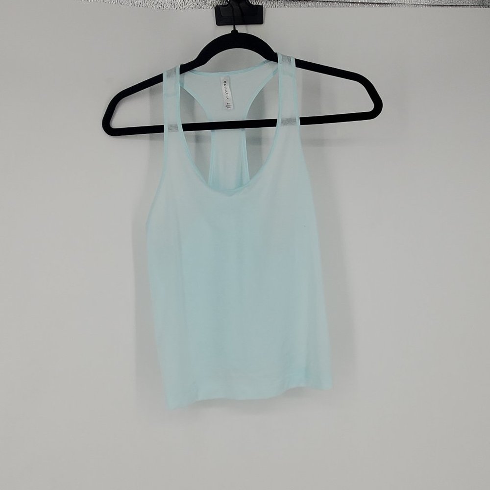 Athleta Womens Relaxed Tank turquoise Size XS